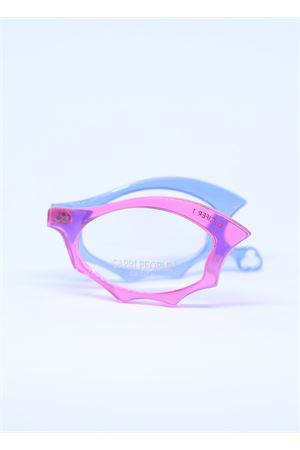 Occhiali da lettura azzurri e rosa con montatura chic Capri People | LUCIFERAZZURRO